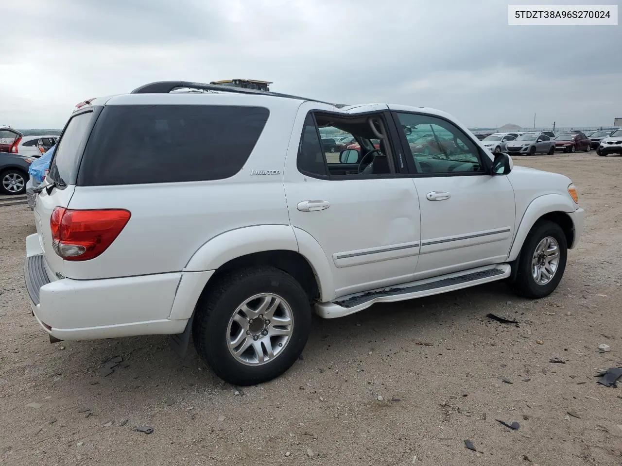 2006 Toyota Sequoia Limited VIN: 5TDZT38A96S270024 Lot: 66402554