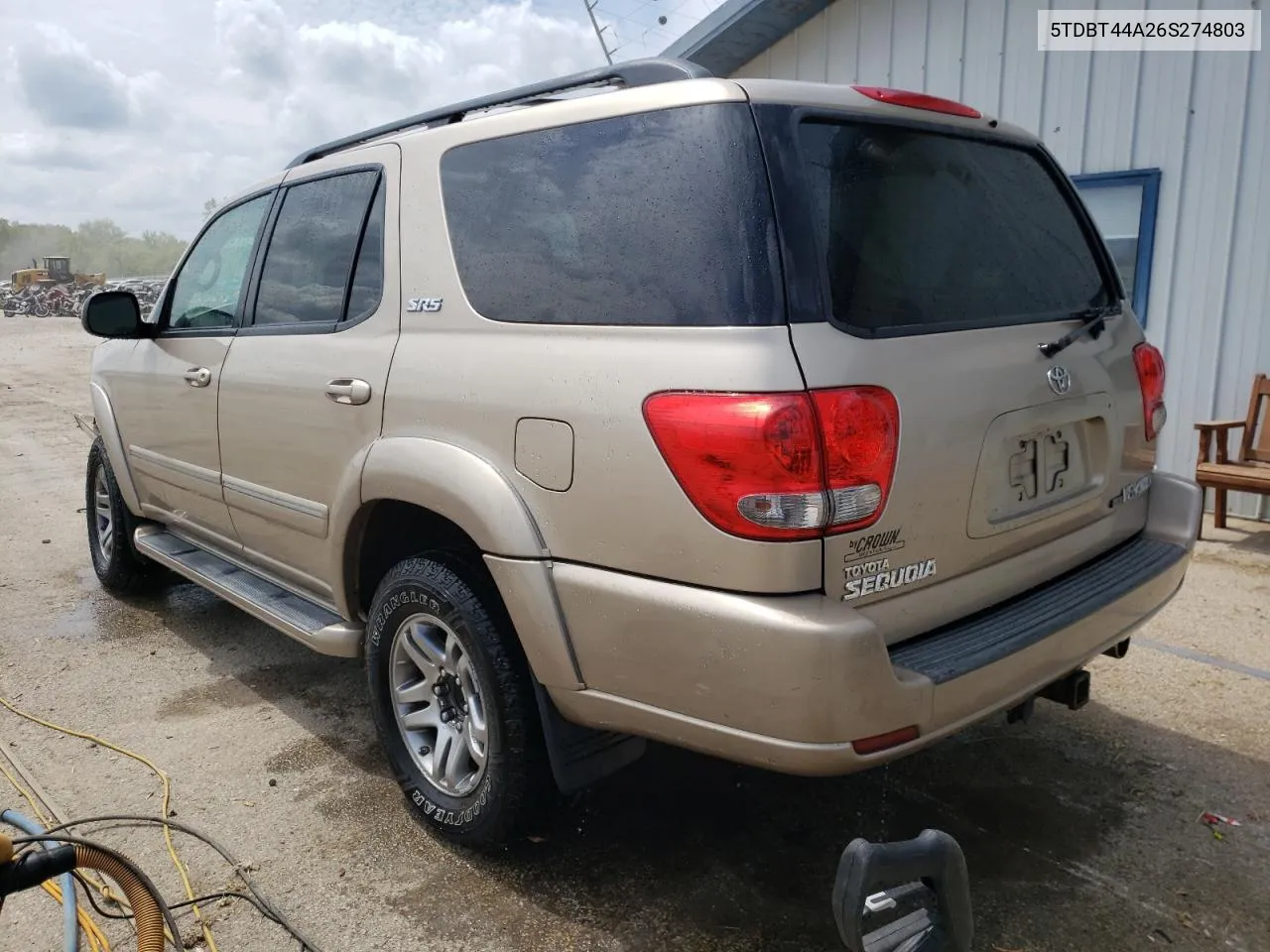 2006 Toyota Sequoia Sr5 VIN: 5TDBT44A26S274803 Lot: 66803124