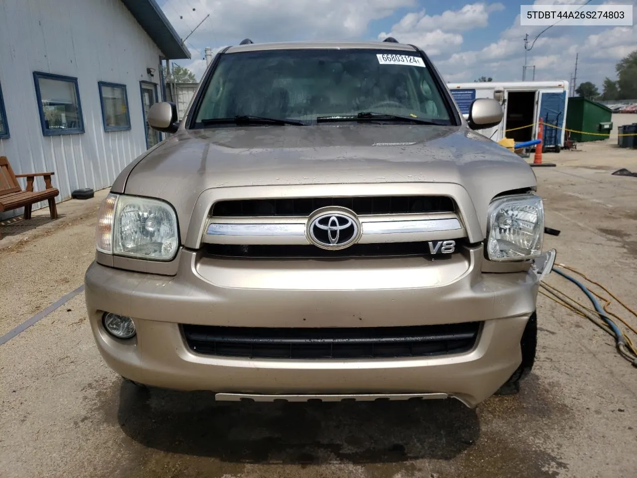 2006 Toyota Sequoia Sr5 VIN: 5TDBT44A26S274803 Lot: 66803124