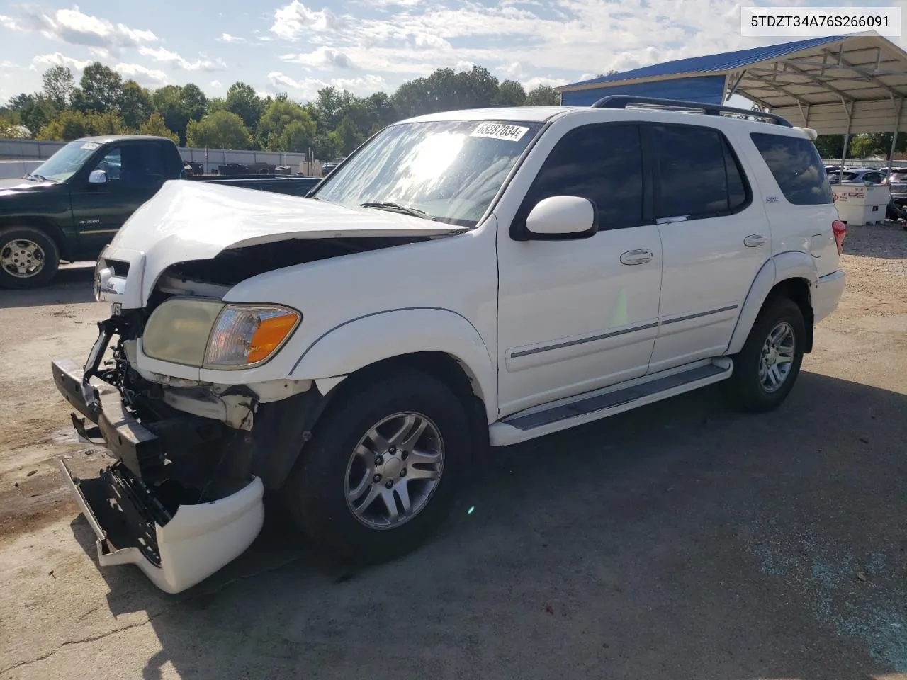 2006 Toyota Sequoia Sr5 VIN: 5TDZT34A76S266091 Lot: 68287034