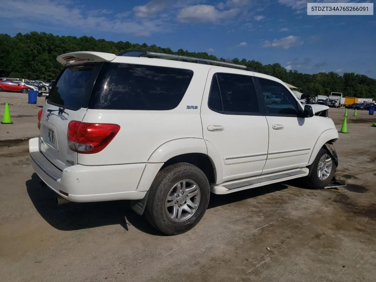 2006 Toyota Sequoia Sr5 VIN: 5TDZT34A76S266091 Lot: 68287034