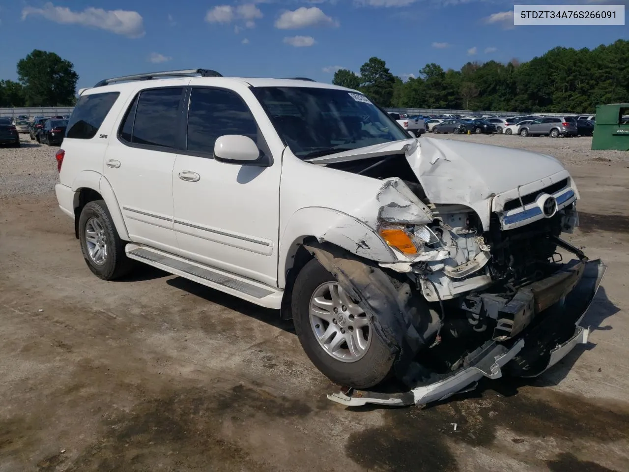 2006 Toyota Sequoia Sr5 VIN: 5TDZT34A76S266091 Lot: 68287034