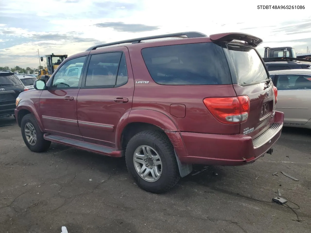 2006 Toyota Sequoia Limited VIN: 5TDBT48A96S261086 Lot: 69123044