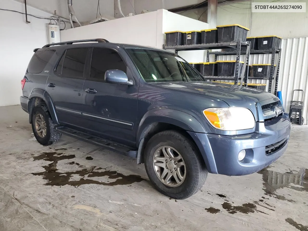 2006 Toyota Sequoia Sr5 VIN: 5TDBT44A26S274090 Lot: 69904334