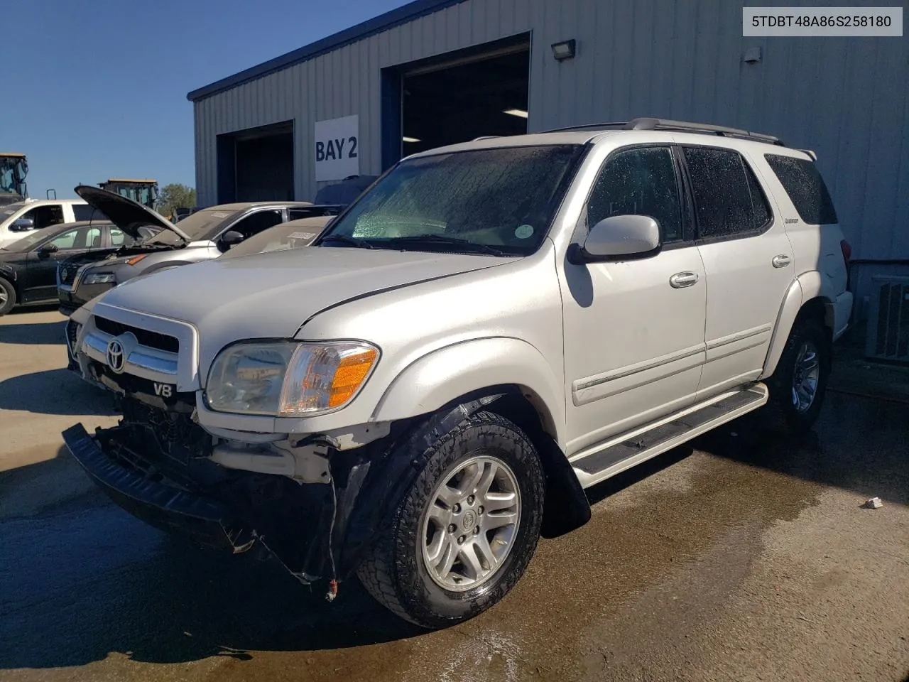 2006 Toyota Sequoia Limited VIN: 5TDBT48A86S258180 Lot: 70056714