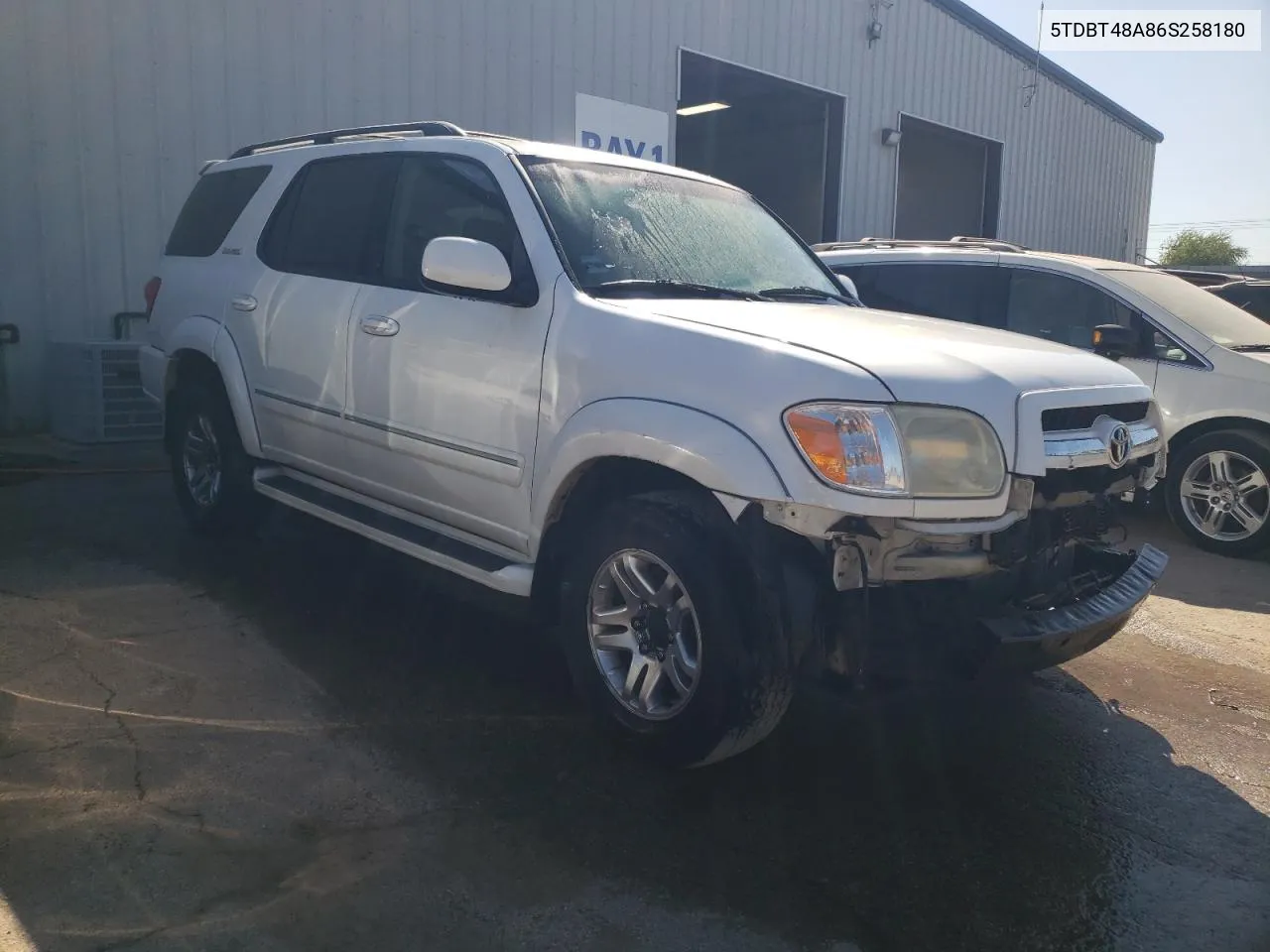 2006 Toyota Sequoia Limited VIN: 5TDBT48A86S258180 Lot: 70056714