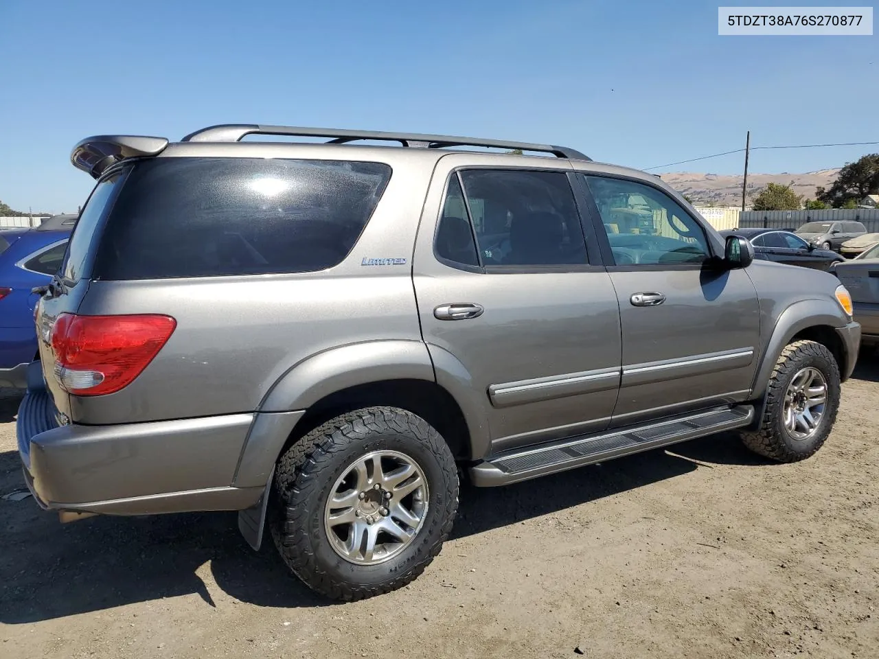 2006 Toyota Sequoia Limited VIN: 5TDZT38A76S270877 Lot: 70287724