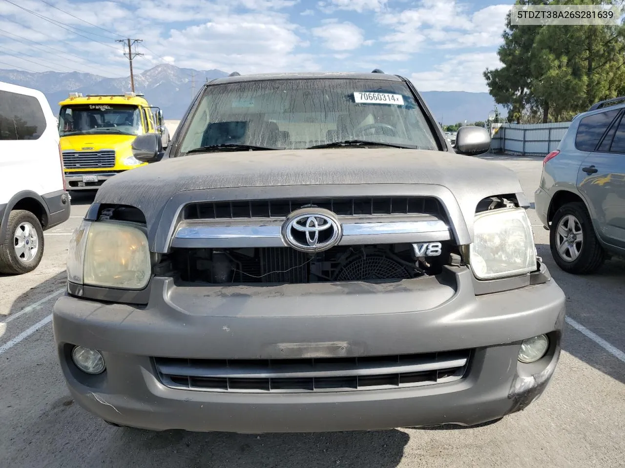 2006 Toyota Sequoia Limited VIN: 5TDZT38A26S281639 Lot: 70660314