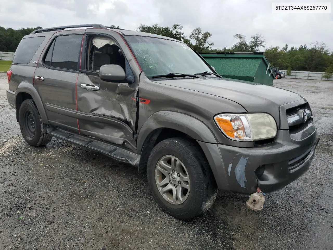 2006 Toyota Sequoia Sr5 VIN: 5TDZT34AX6S267770 Lot: 71334554