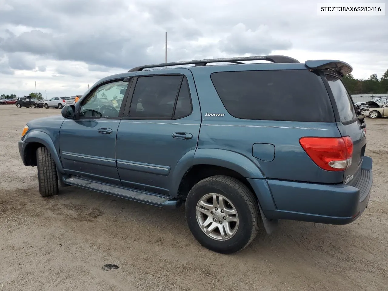 2006 Toyota Sequoia Limited VIN: 5TDZT38AX6S280416 Lot: 71772034