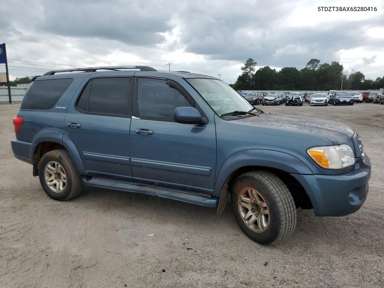 2006 Toyota Sequoia Limited VIN: 5TDZT38AX6S280416 Lot: 71772034