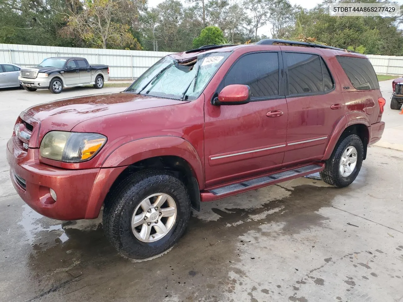 2006 Toyota Sequoia Sr5 VIN: 5TDBT44A86S277429 Lot: 74454594