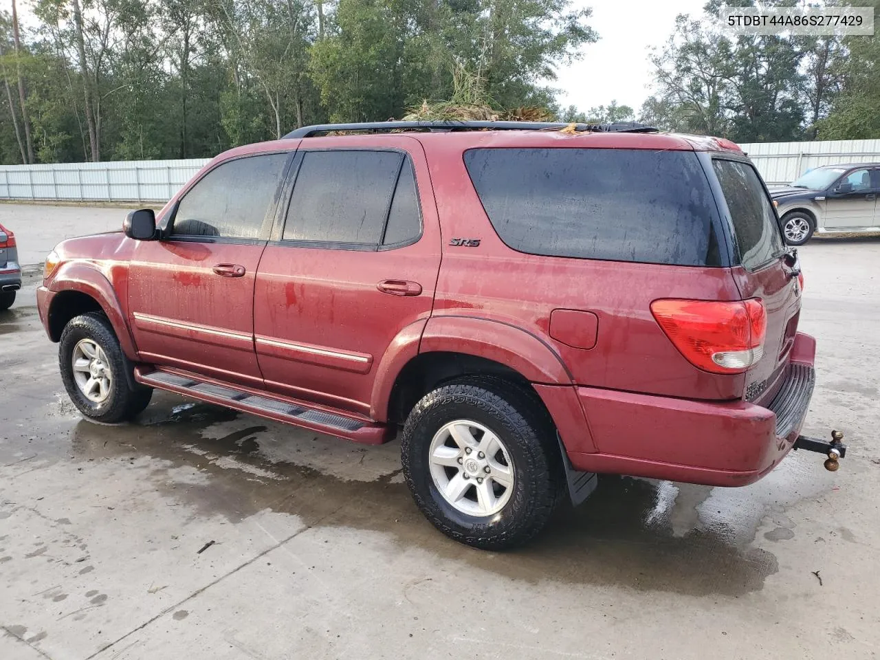 2006 Toyota Sequoia Sr5 VIN: 5TDBT44A86S277429 Lot: 74454594