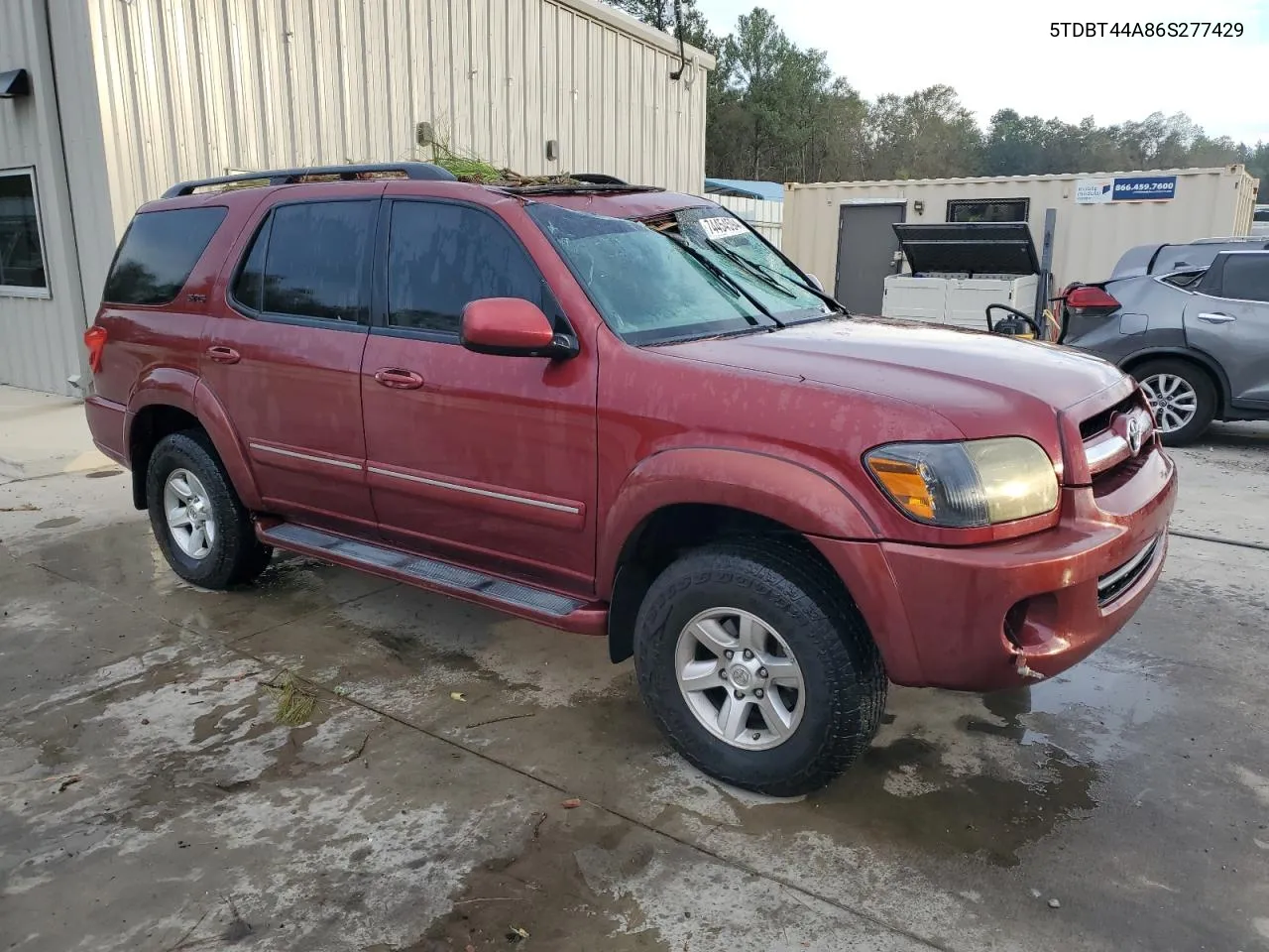 2006 Toyota Sequoia Sr5 VIN: 5TDBT44A86S277429 Lot: 74454594