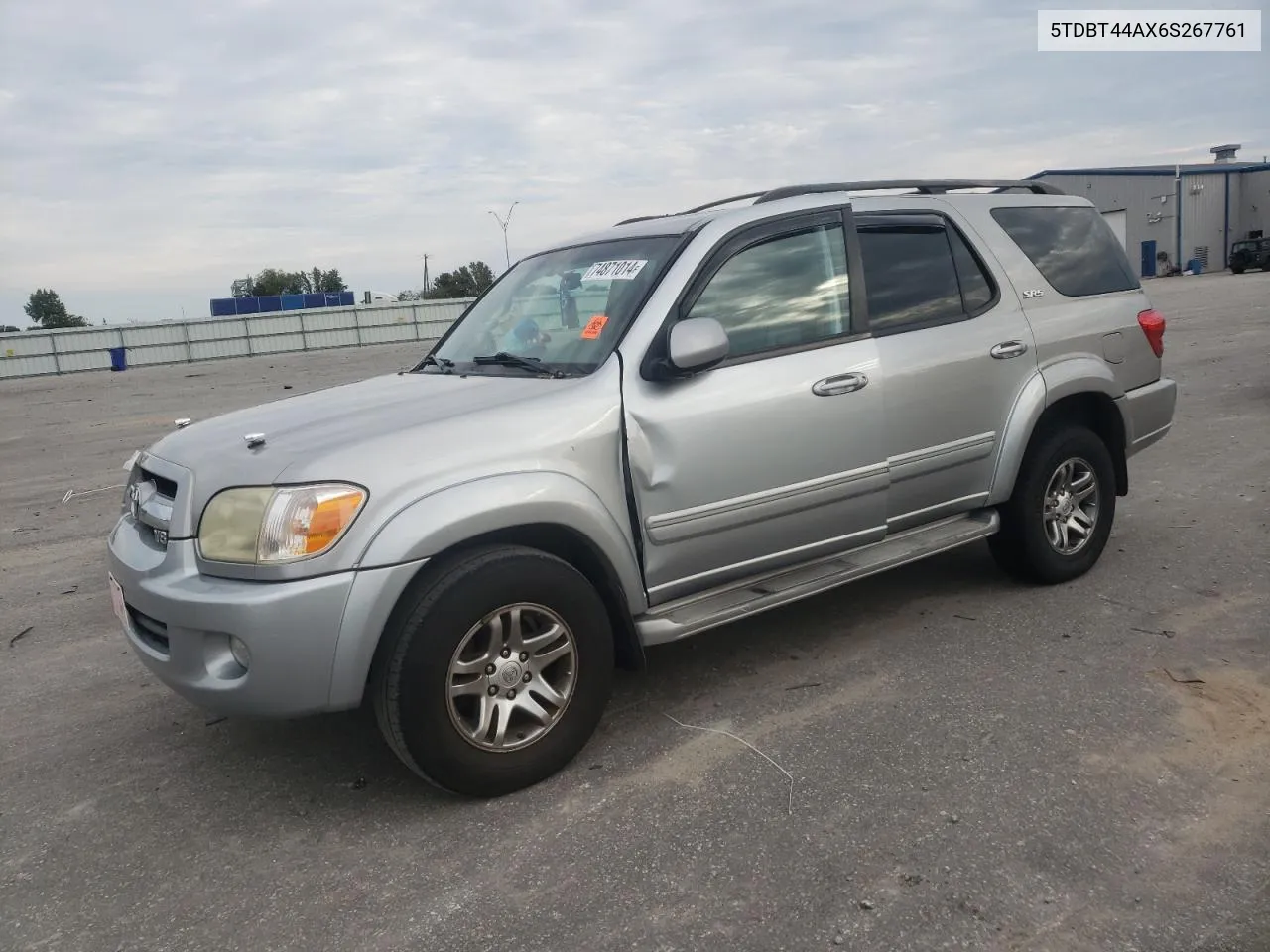 2006 Toyota Sequoia Sr5 VIN: 5TDBT44AX6S267761 Lot: 74871014