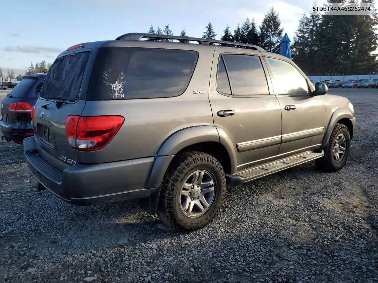 2006 Toyota Sequoia Sr5 VIN: 5TDBT44A46S262474 Lot: 75688674