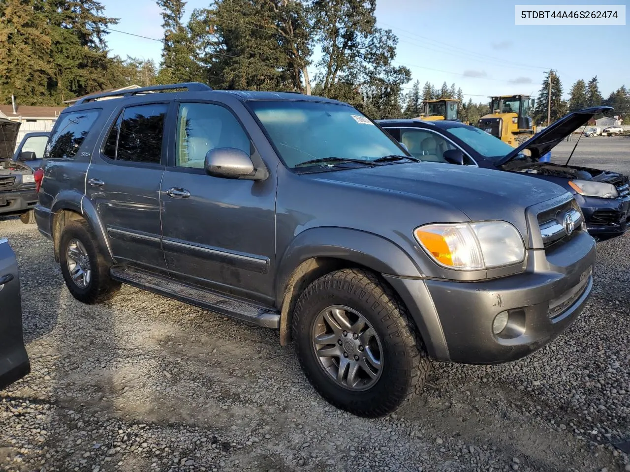 2006 Toyota Sequoia Sr5 VIN: 5TDBT44A46S262474 Lot: 75688674