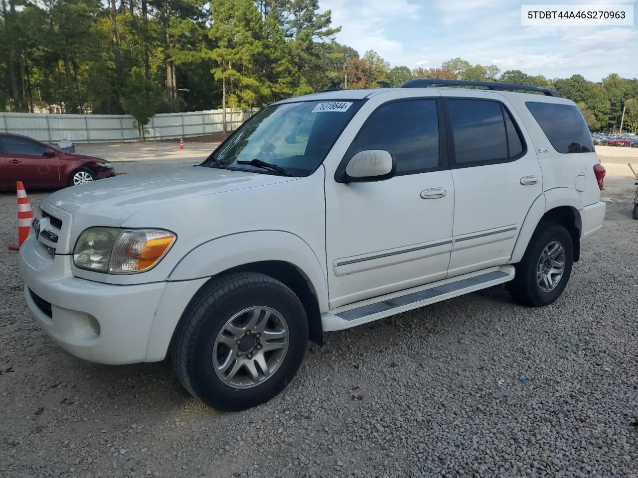 2006 Toyota Sequoia Sr5 VIN: 5TDBT44A46S270963 Lot: 76318644