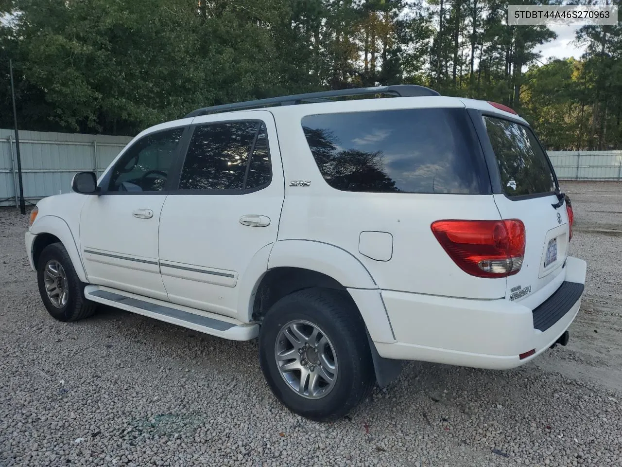 2006 Toyota Sequoia Sr5 VIN: 5TDBT44A46S270963 Lot: 76318644