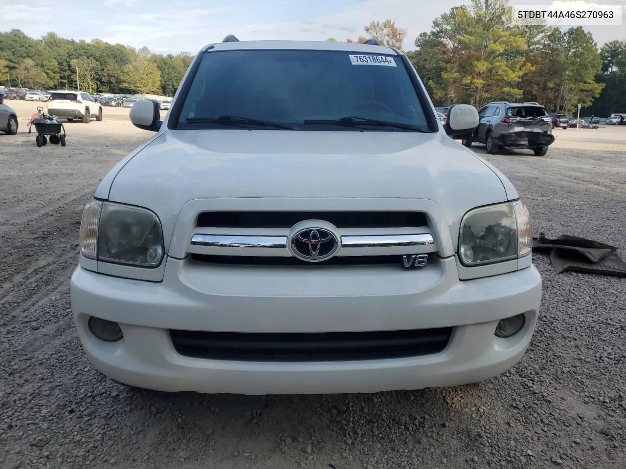 2006 Toyota Sequoia Sr5 VIN: 5TDBT44A46S270963 Lot: 76318644