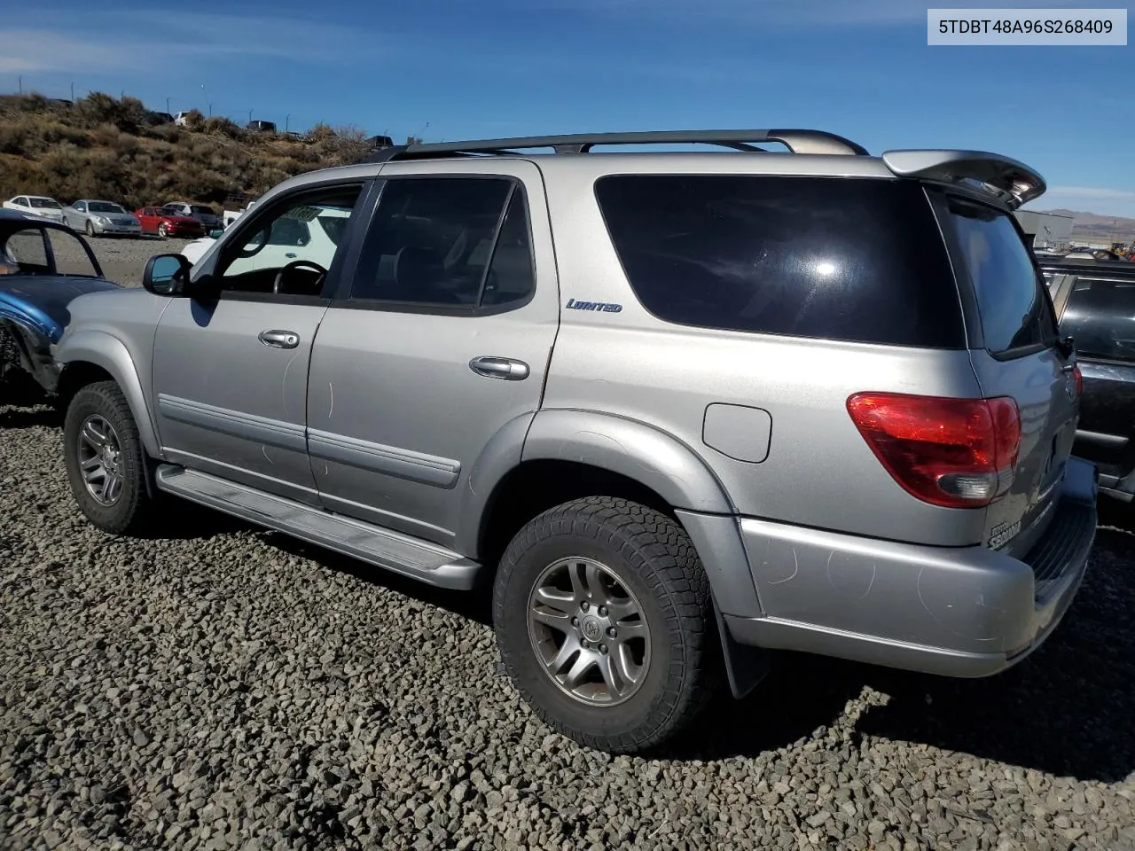 2006 Toyota Sequoia Limited VIN: 5TDBT48A96S268409 Lot: 76617544