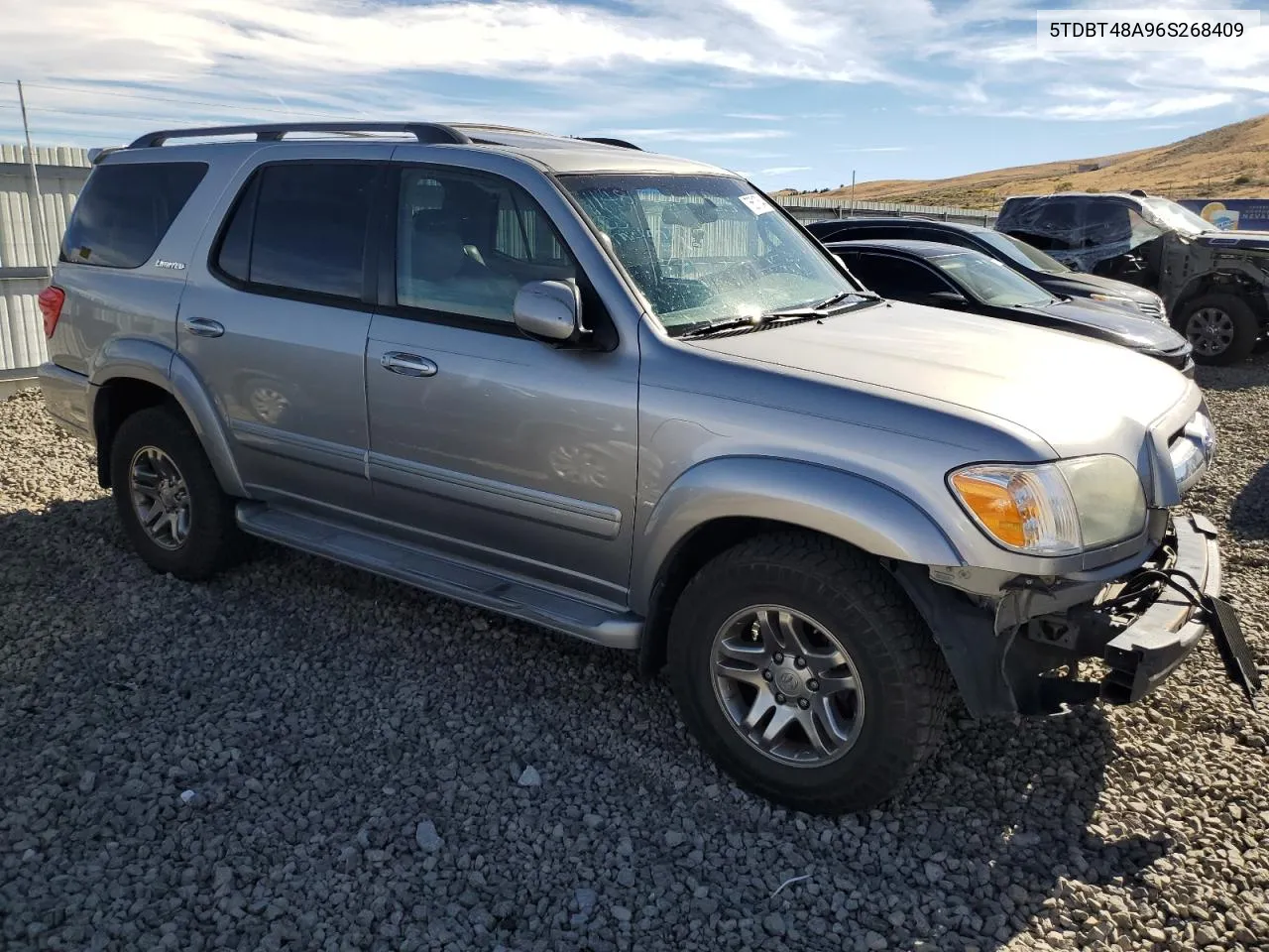 2006 Toyota Sequoia Limited VIN: 5TDBT48A96S268409 Lot: 76617544