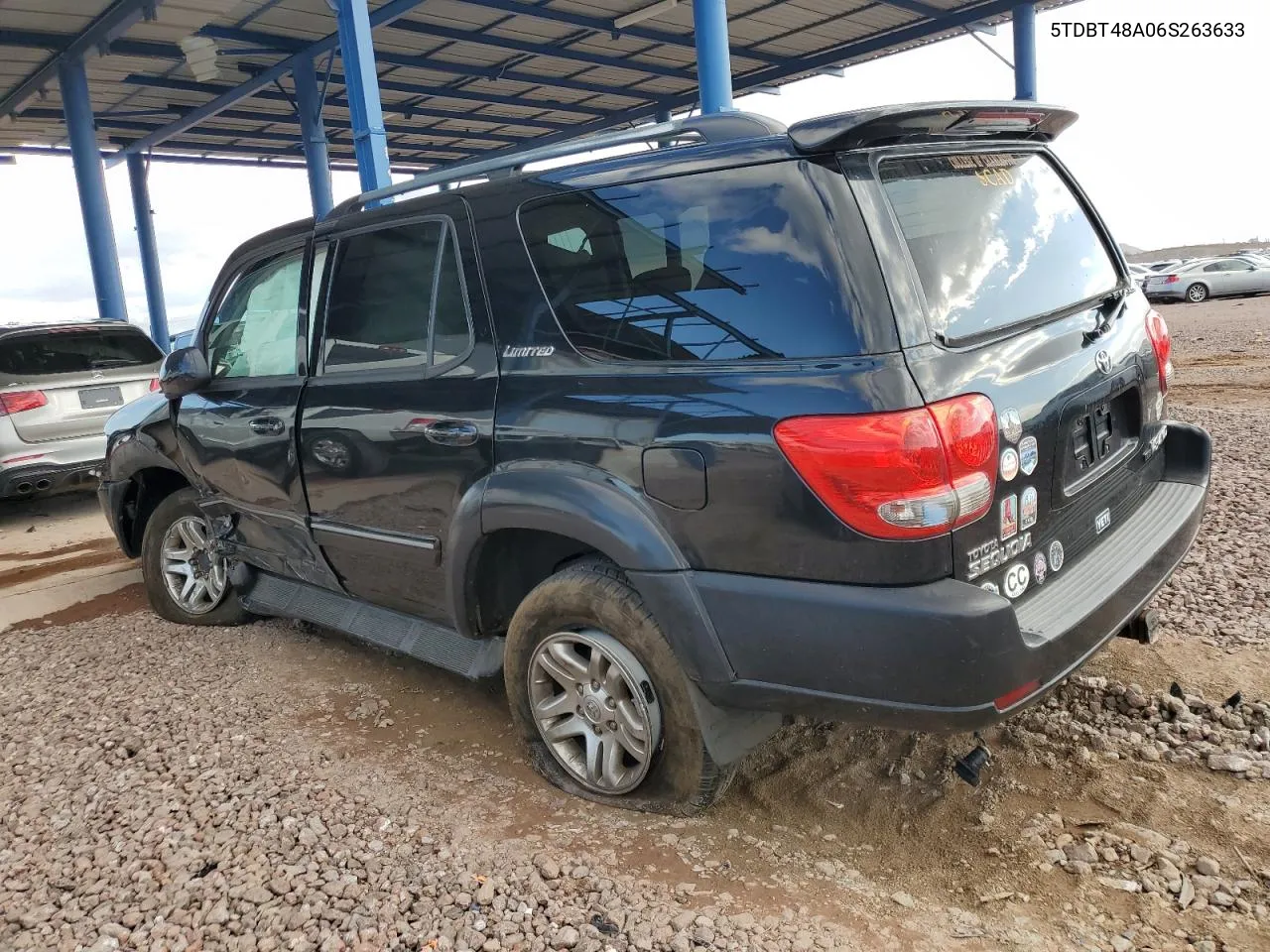 2006 Toyota Sequoia Limited VIN: 5TDBT48A06S263633 Lot: 76619434