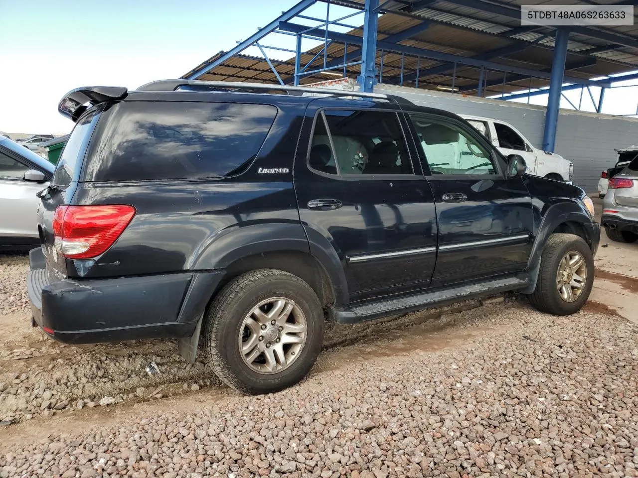 2006 Toyota Sequoia Limited VIN: 5TDBT48A06S263633 Lot: 76619434