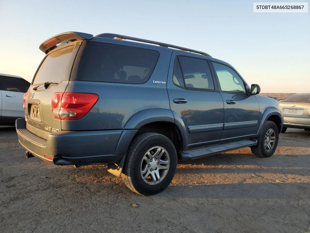 2006 Toyota Sequoia Limited VIN: 5TDBT48A66S268867 Lot: 77452974