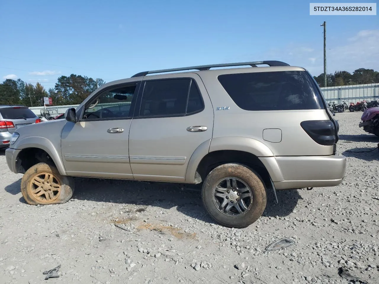 2006 Toyota Sequoia Sr5 VIN: 5TDZT34A36S282014 Lot: 78025534