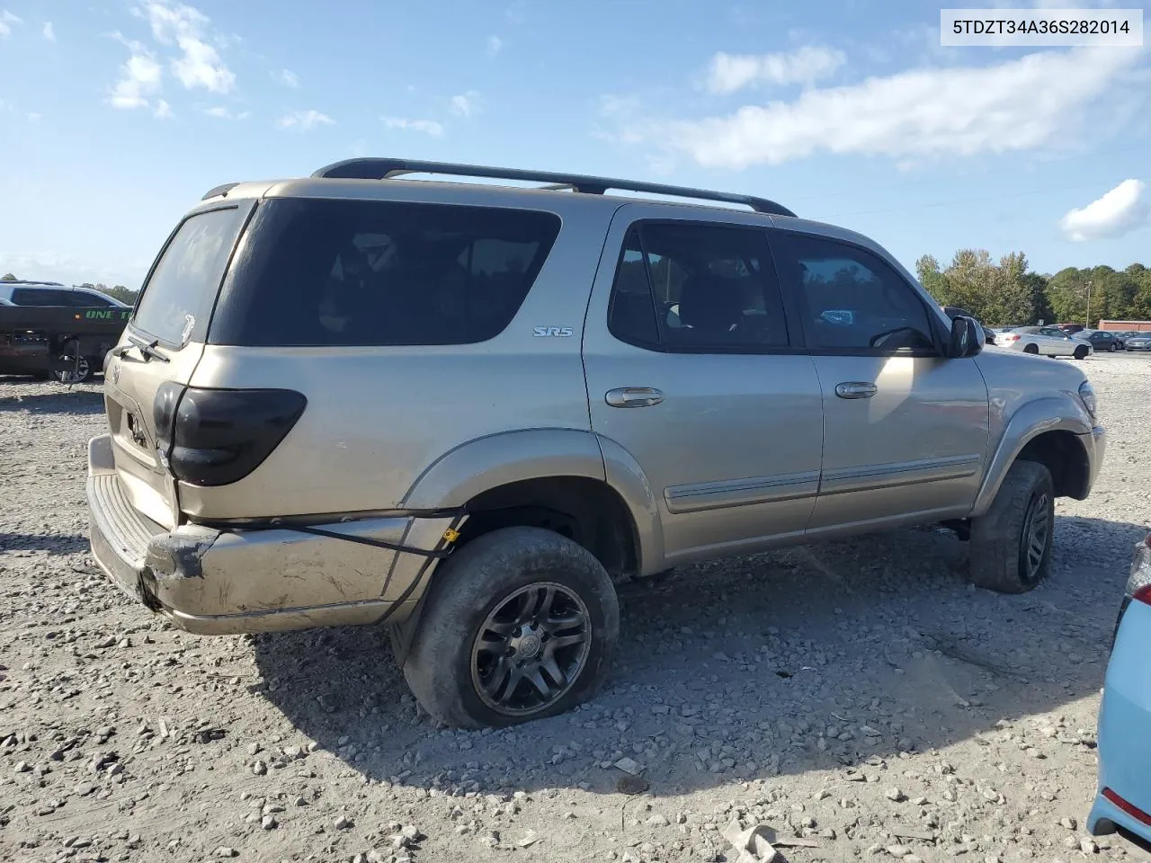 2006 Toyota Sequoia Sr5 VIN: 5TDZT34A36S282014 Lot: 78025534