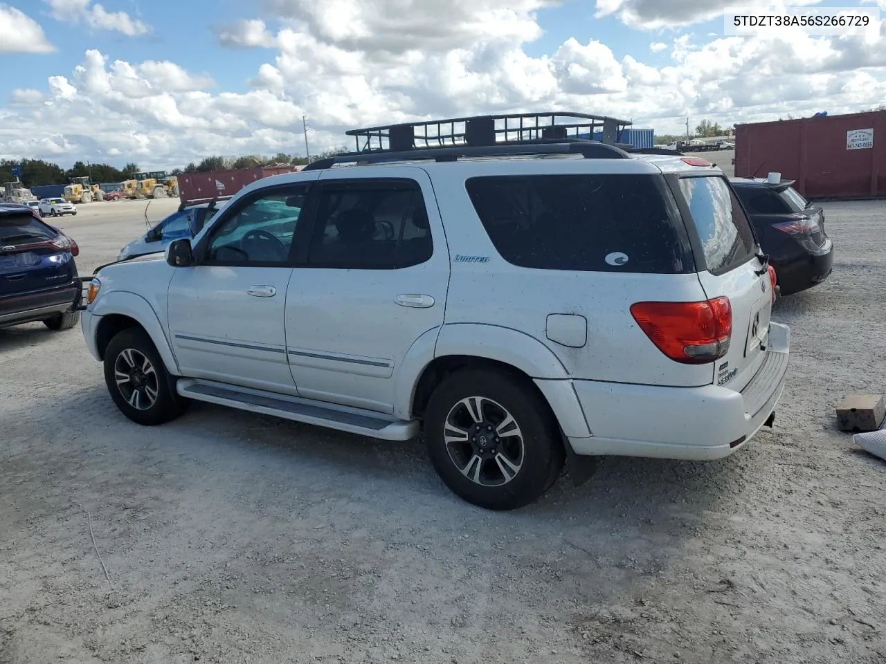 2006 Toyota Sequoia Limited VIN: 5TDZT38A56S266729 Lot: 78590404