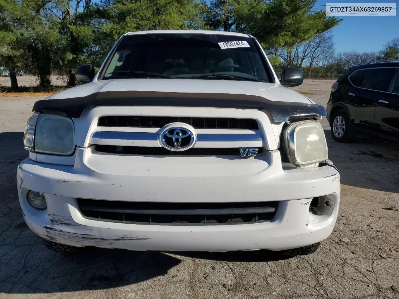 2006 Toyota Sequoia Sr5 VIN: 5TDZT34AX6S269857 Lot: 78597424