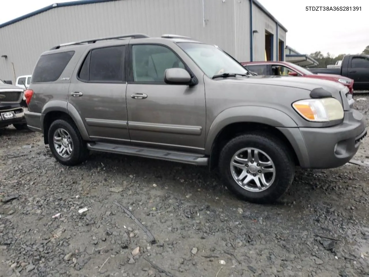 2006 Toyota Sequoia Limited VIN: 5TDZT38A36S281391 Lot: 78683634