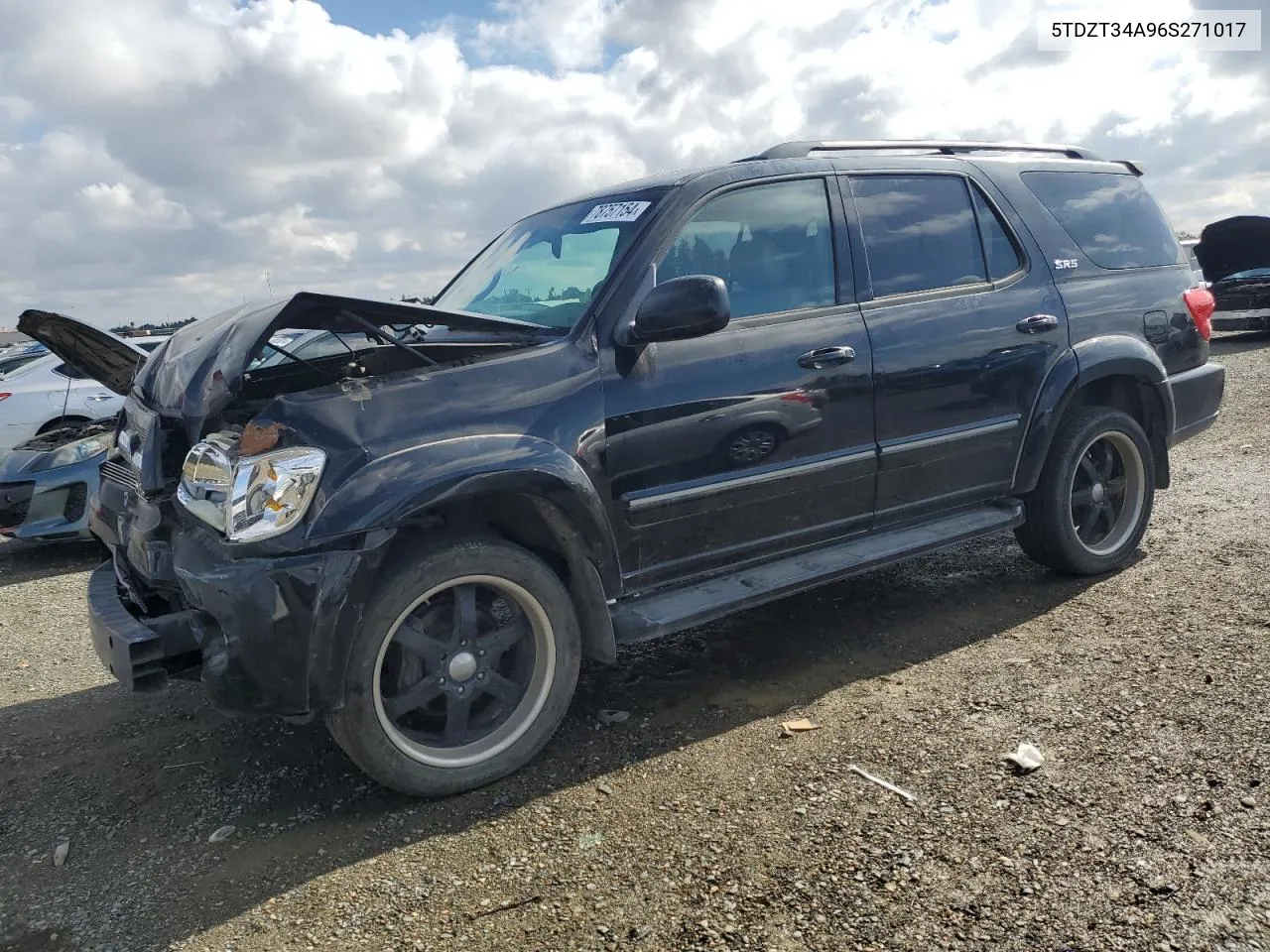 2006 Toyota Sequoia Sr5 VIN: 5TDZT34A96S271017 Lot: 78757154