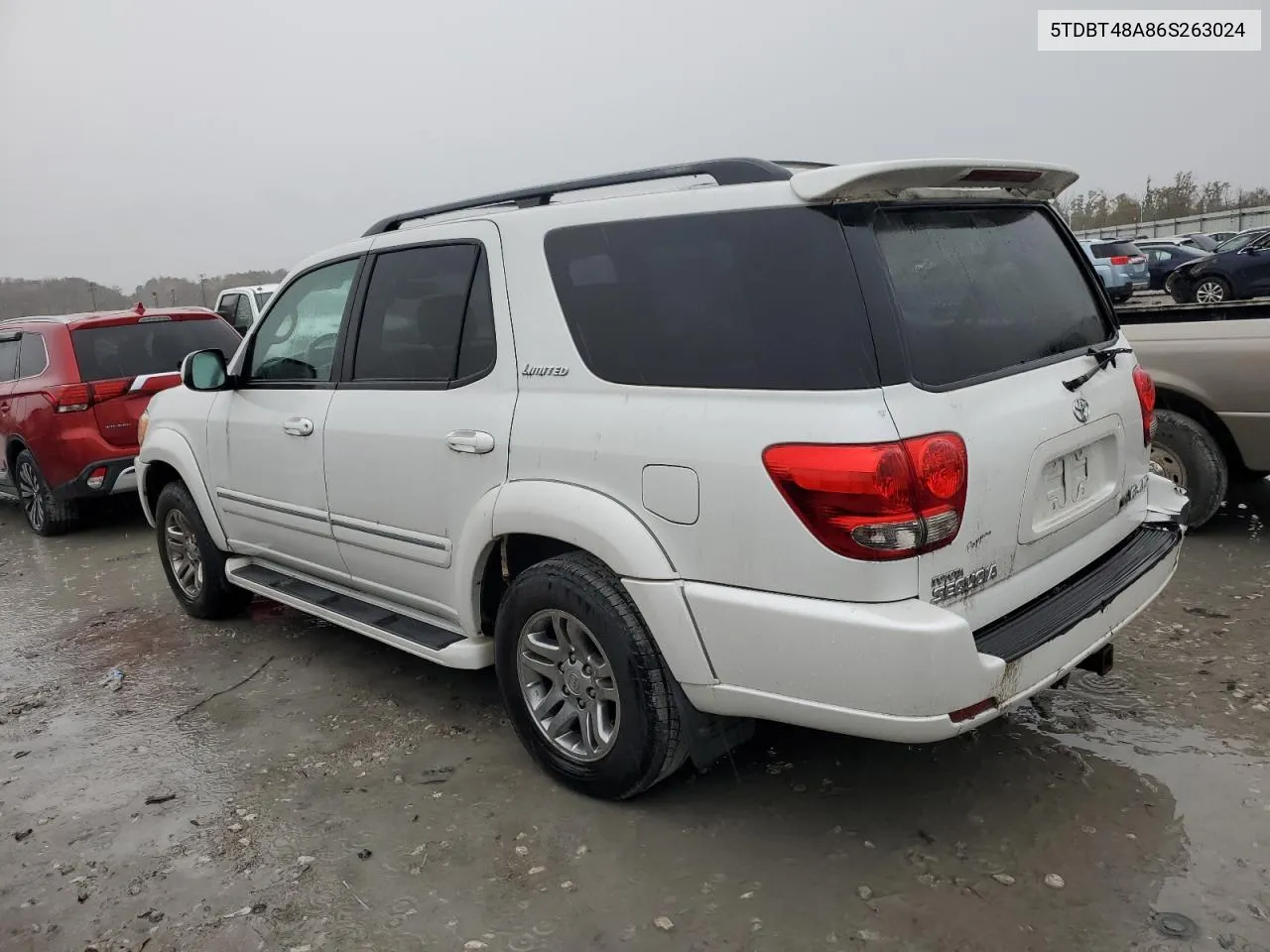 5TDBT48A86S263024 2006 Toyota Sequoia Limited