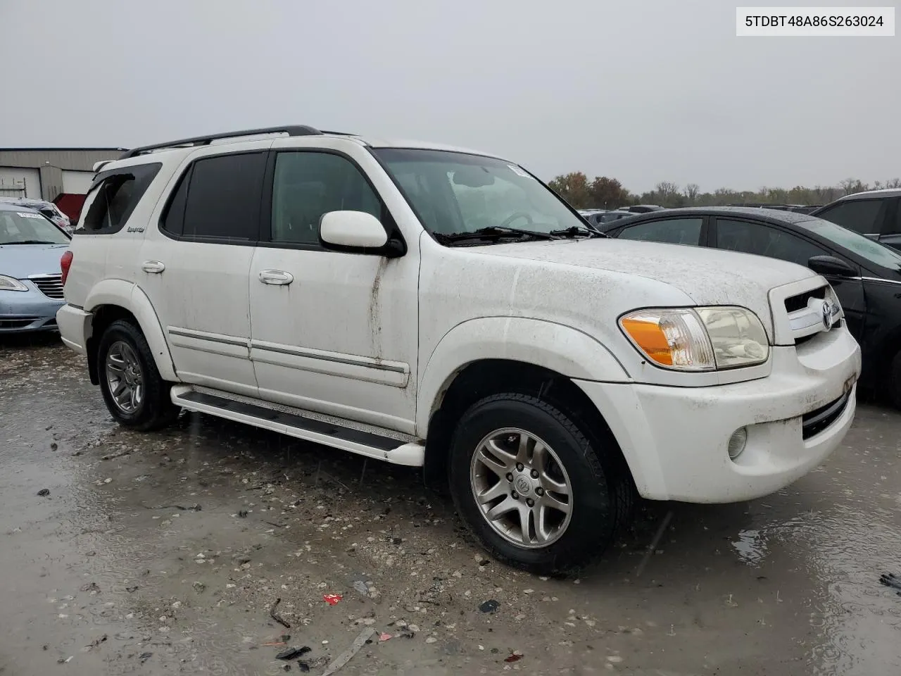 2006 Toyota Sequoia Limited VIN: 5TDBT48A86S263024 Lot: 78776734