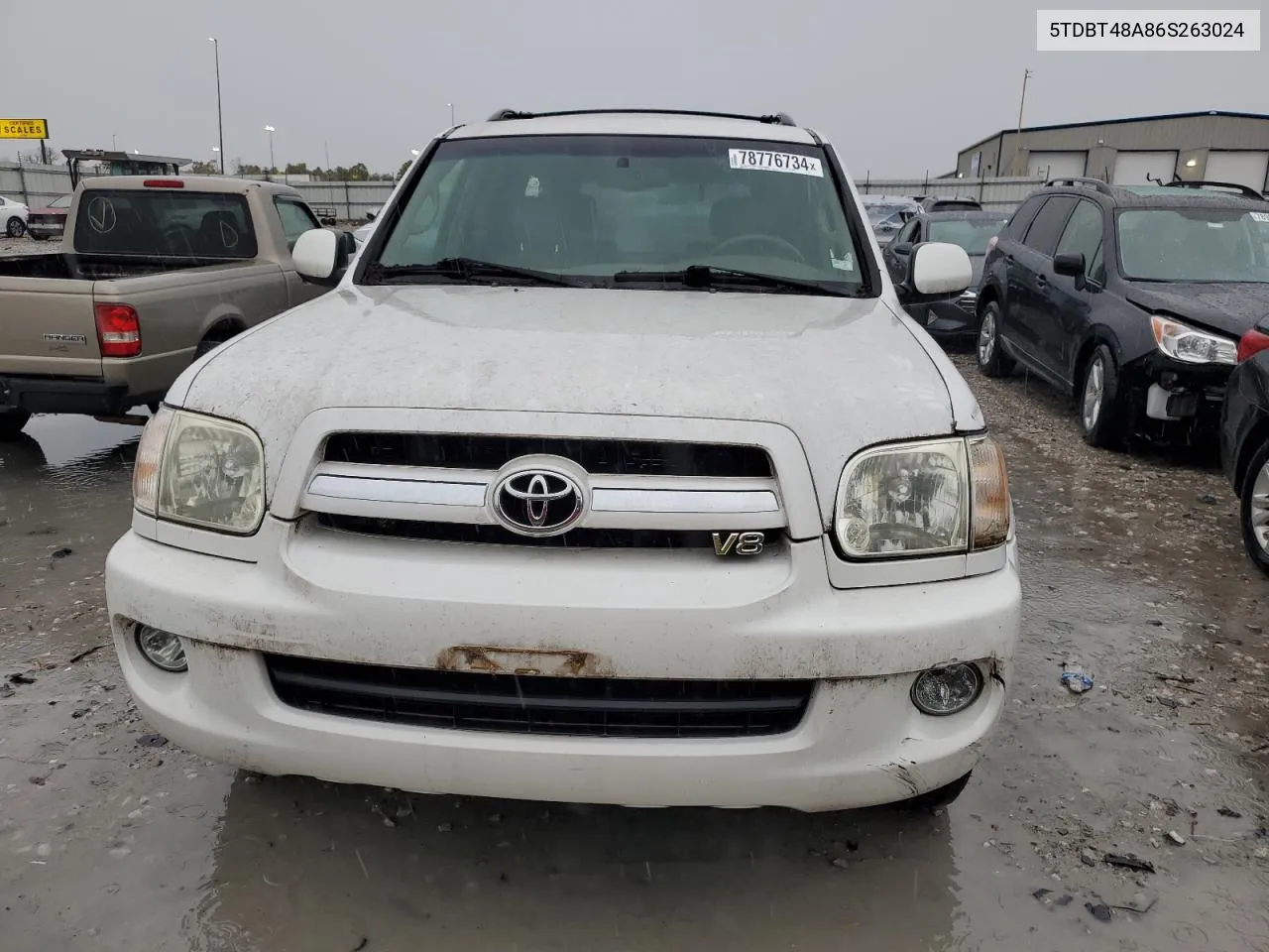 2006 Toyota Sequoia Limited VIN: 5TDBT48A86S263024 Lot: 78776734