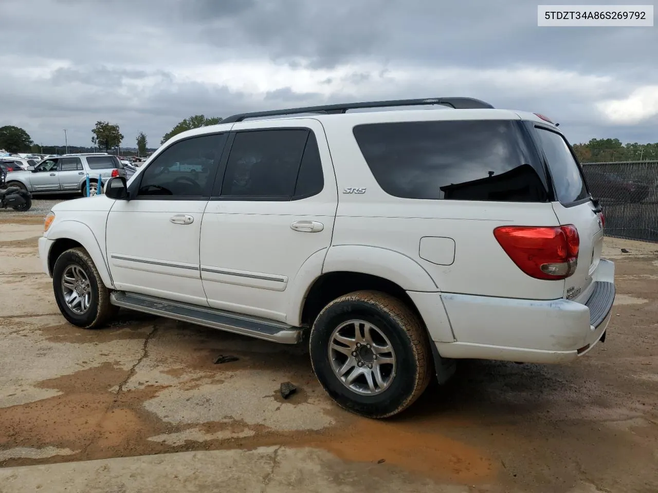 2006 Toyota Sequoia Sr5 VIN: 5TDZT34A86S269792 Lot: 78876754