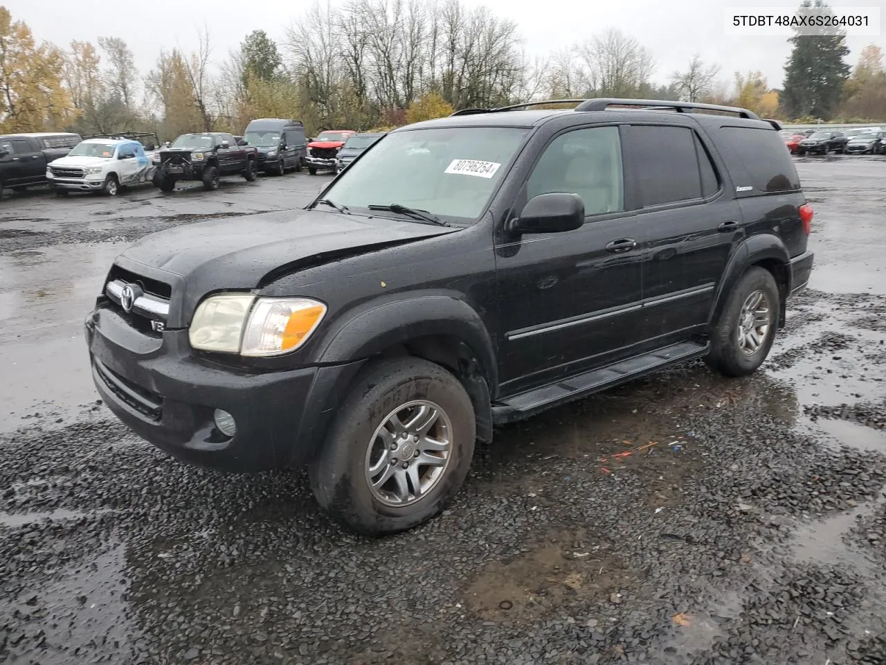 2006 Toyota Sequoia Limited VIN: 5TDBT48AX6S264031 Lot: 80796254