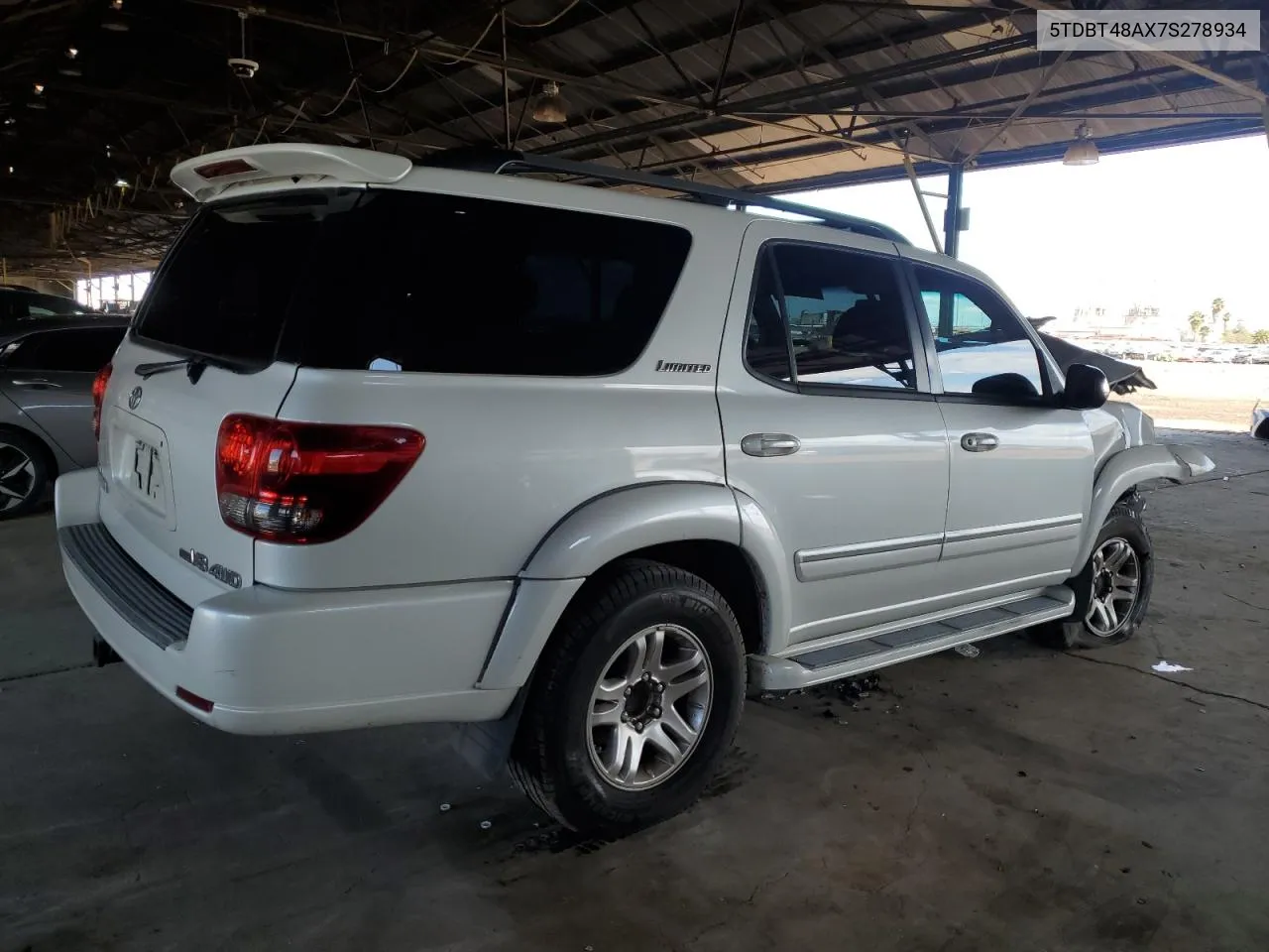 2007 Toyota Sequoia Limited VIN: 5TDBT48AX7S278934 Lot: 44752804