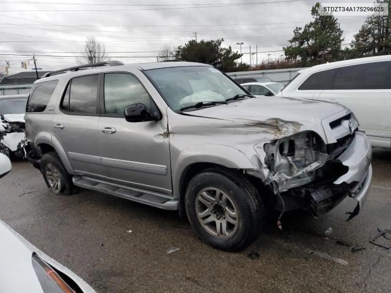 2007 Toyota Sequoia Sr5 VIN: 5TDZT34A17S296625 Lot: 56293884