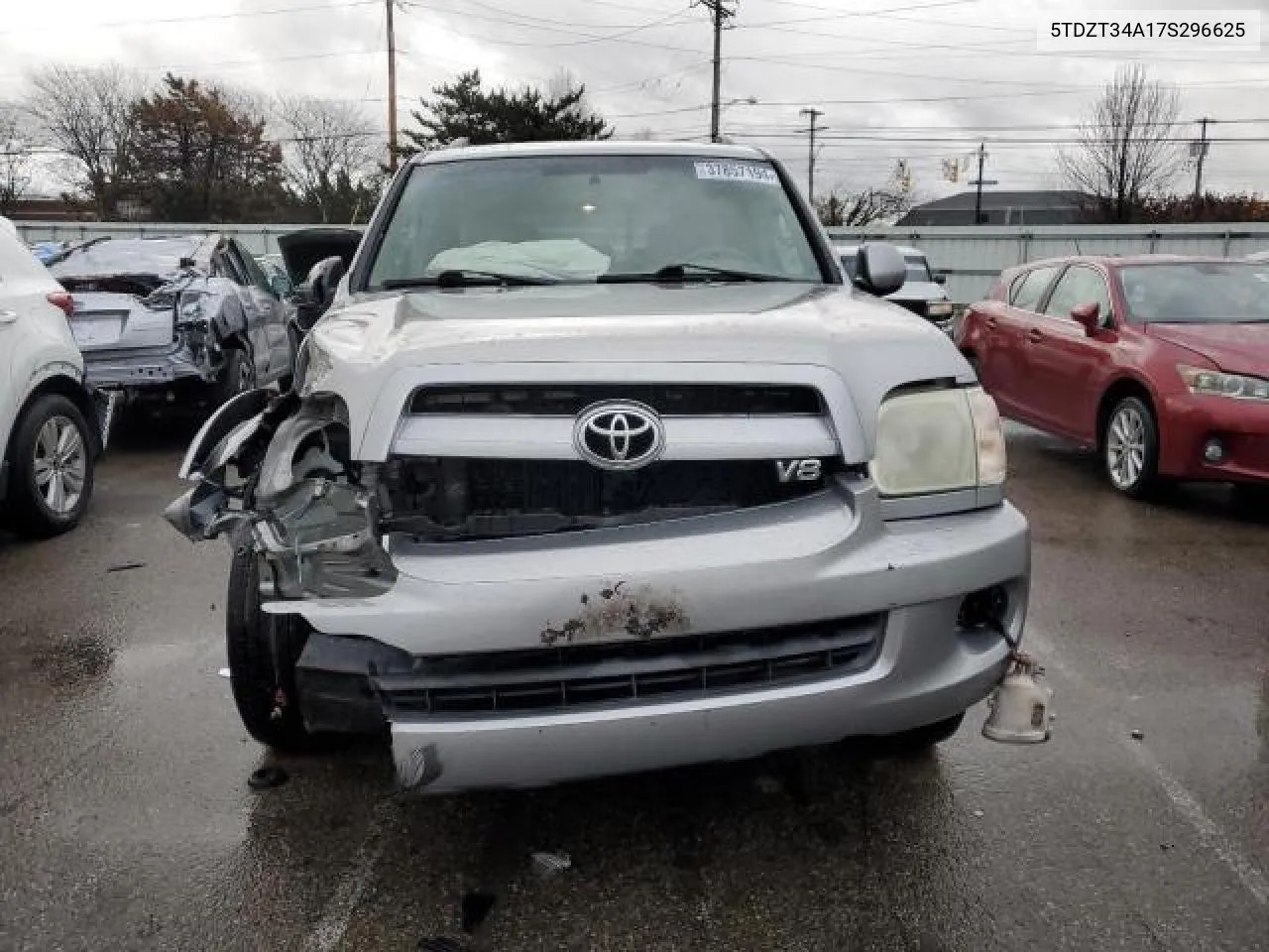 2007 Toyota Sequoia Sr5 VIN: 5TDZT34A17S296625 Lot: 56293884