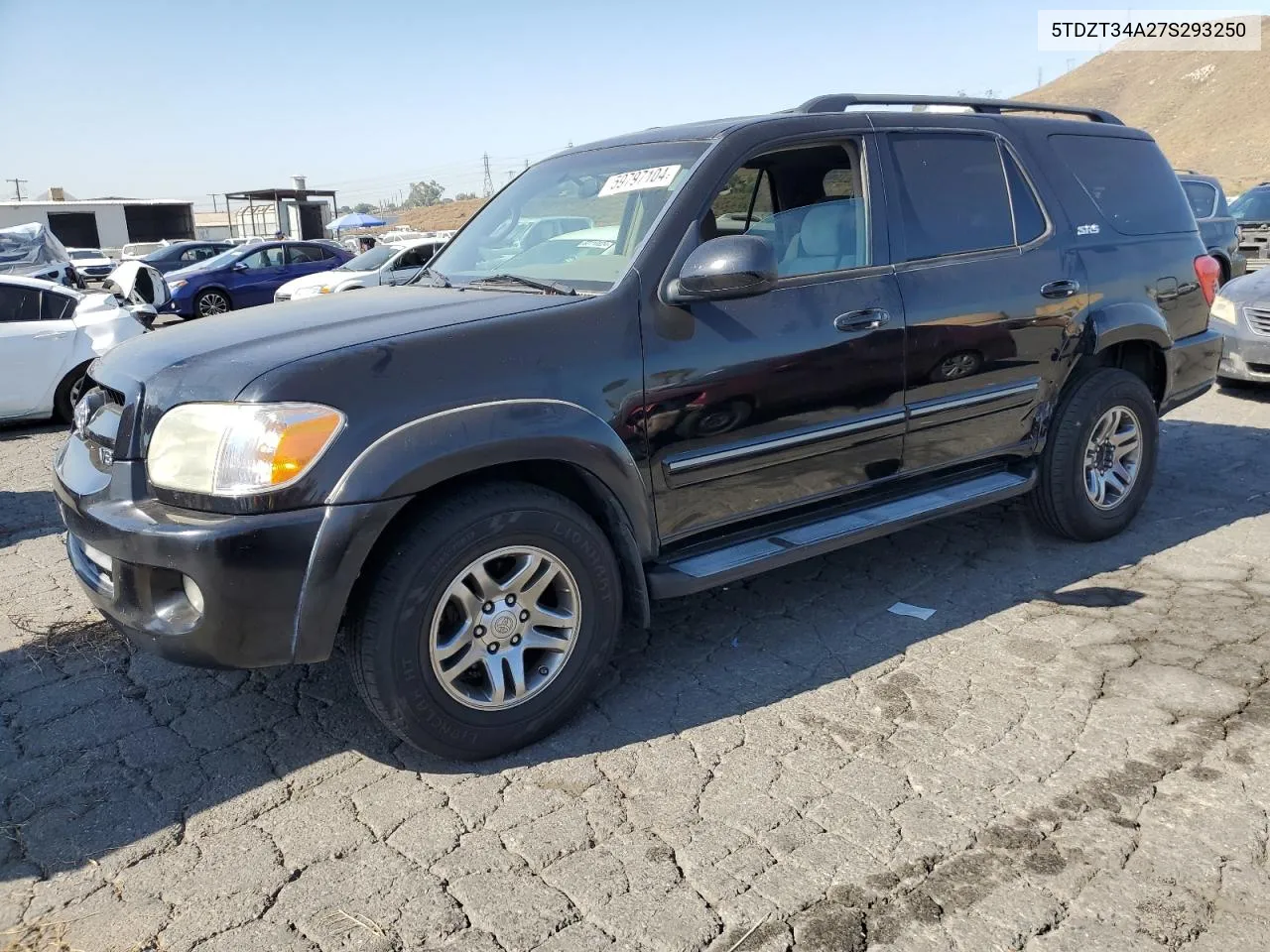 2007 Toyota Sequoia Sr5 VIN: 5TDZT34A27S293250 Lot: 59797104