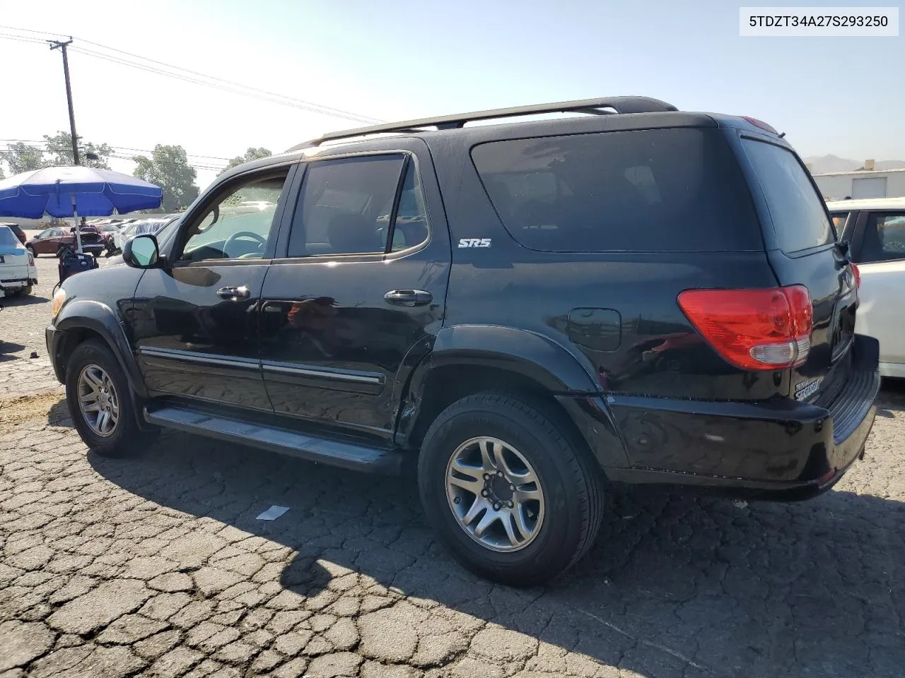 2007 Toyota Sequoia Sr5 VIN: 5TDZT34A27S293250 Lot: 59797104