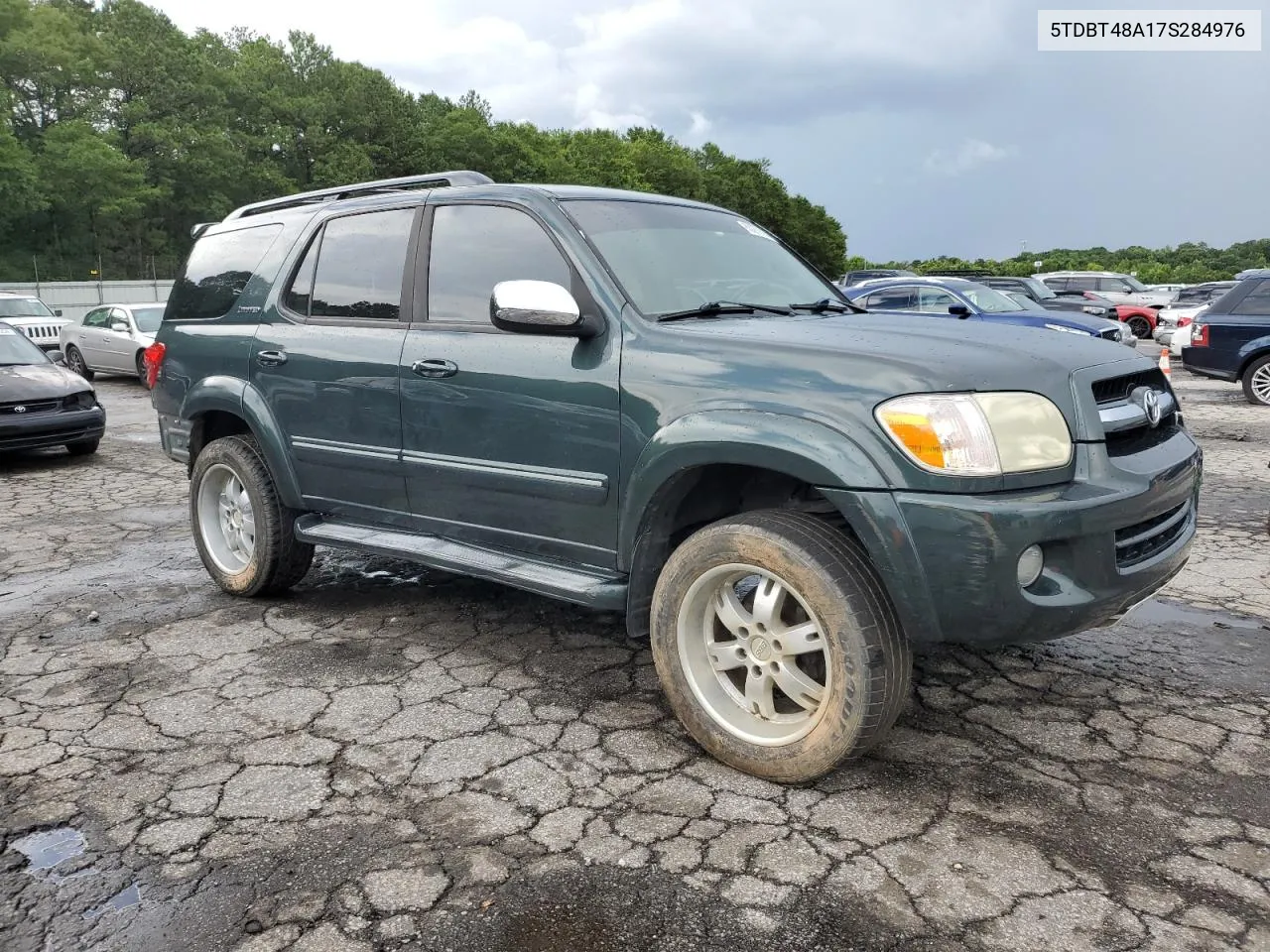 2007 Toyota Sequoia Limited VIN: 5TDBT48A17S284976 Lot: 63079594