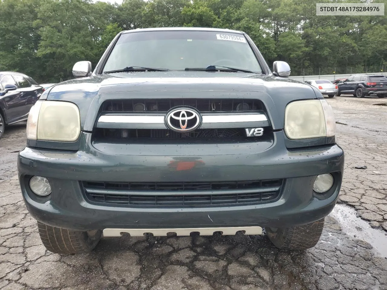 2007 Toyota Sequoia Limited VIN: 5TDBT48A17S284976 Lot: 63079594