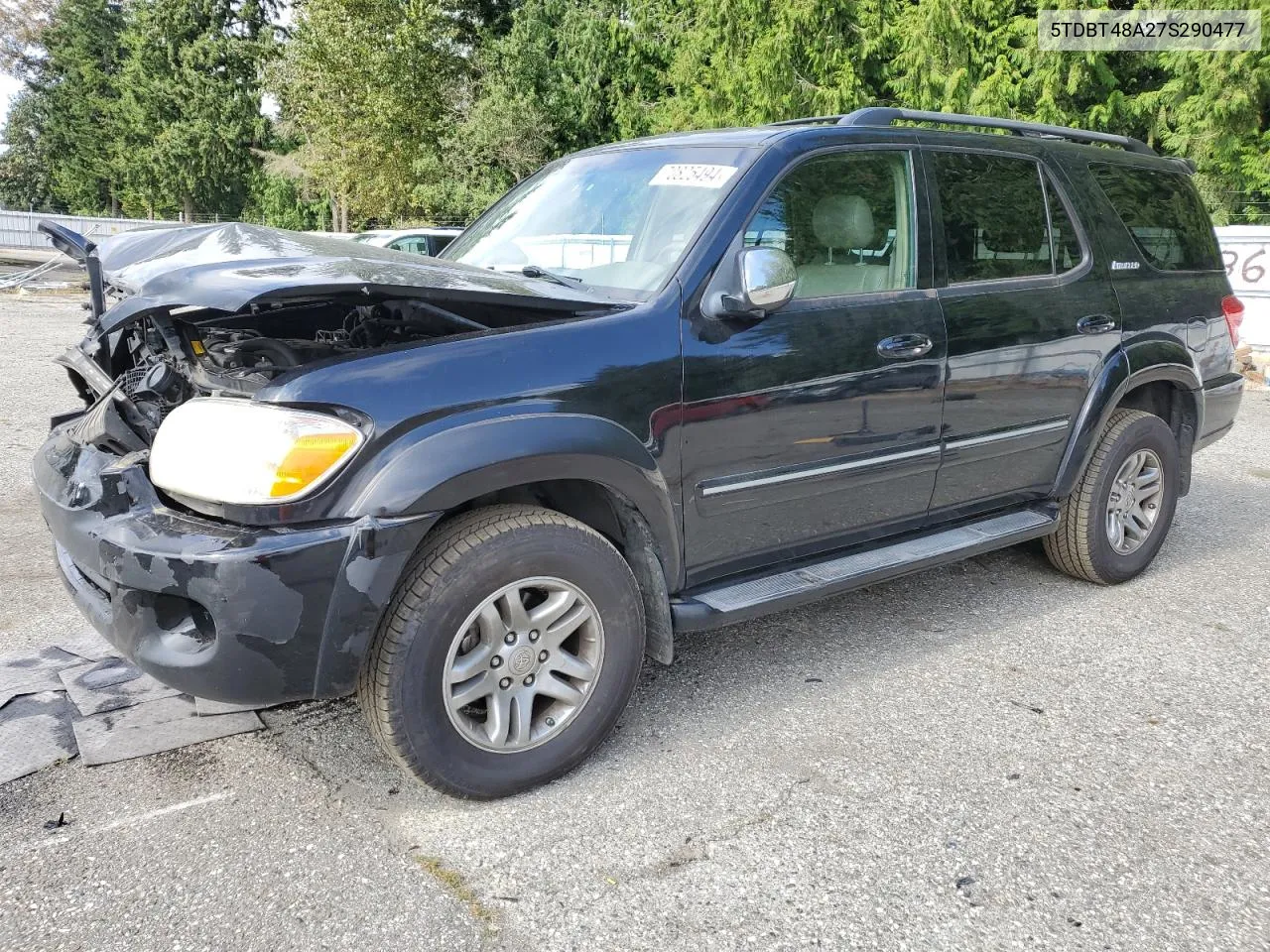 2007 Toyota Sequoia Limited VIN: 5TDBT48A27S290477 Lot: 70825494