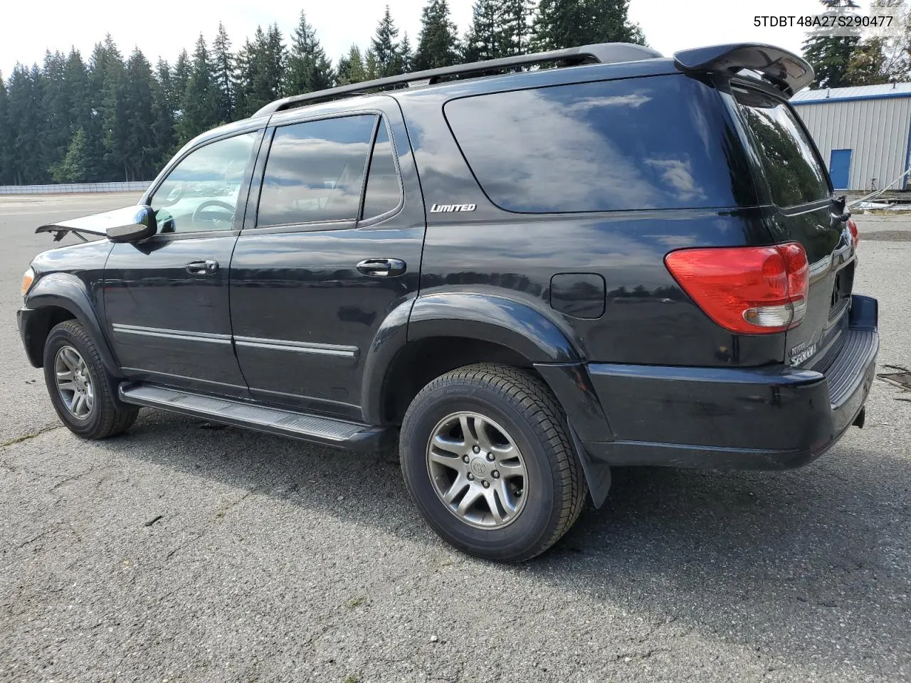 2007 Toyota Sequoia Limited VIN: 5TDBT48A27S290477 Lot: 70825494