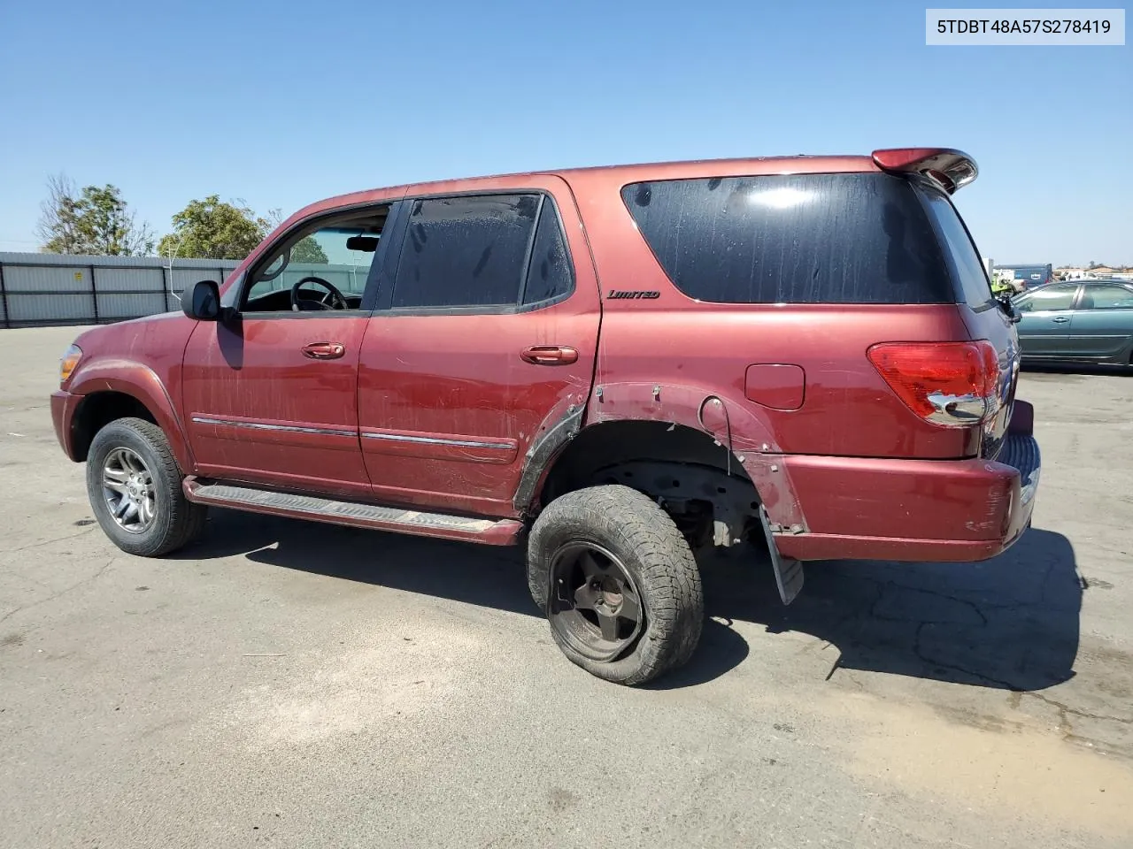 5TDBT48A57S278419 2007 Toyota Sequoia Limited